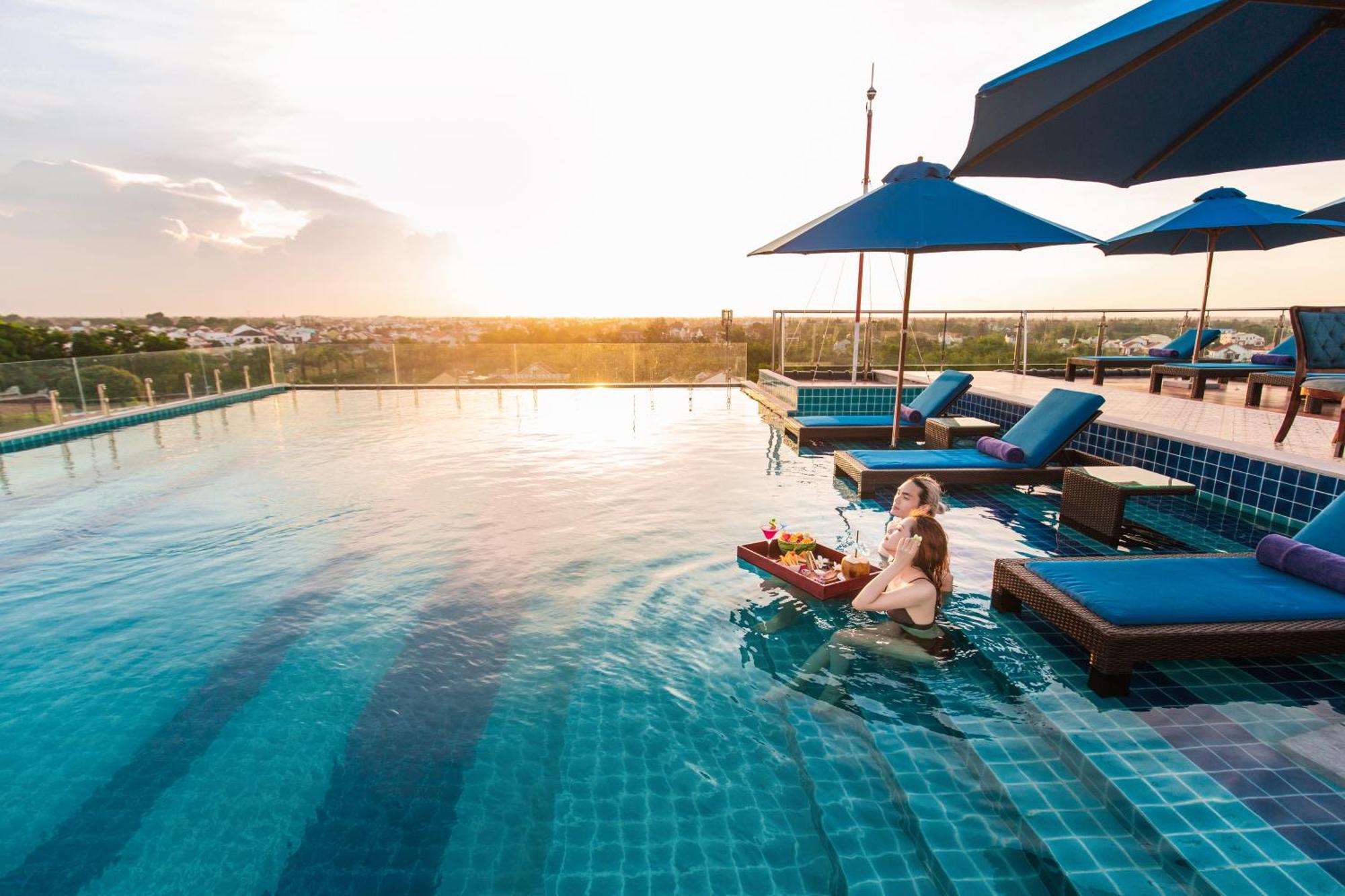 Qualia De Hotel Hoi An - Rooftop Bar City View Dış mekan fotoğraf
