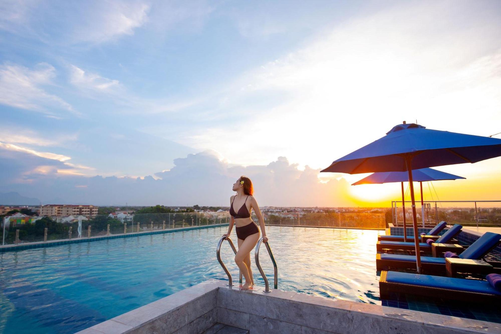 Qualia De Hotel Hoi An - Rooftop Bar City View Dış mekan fotoğraf