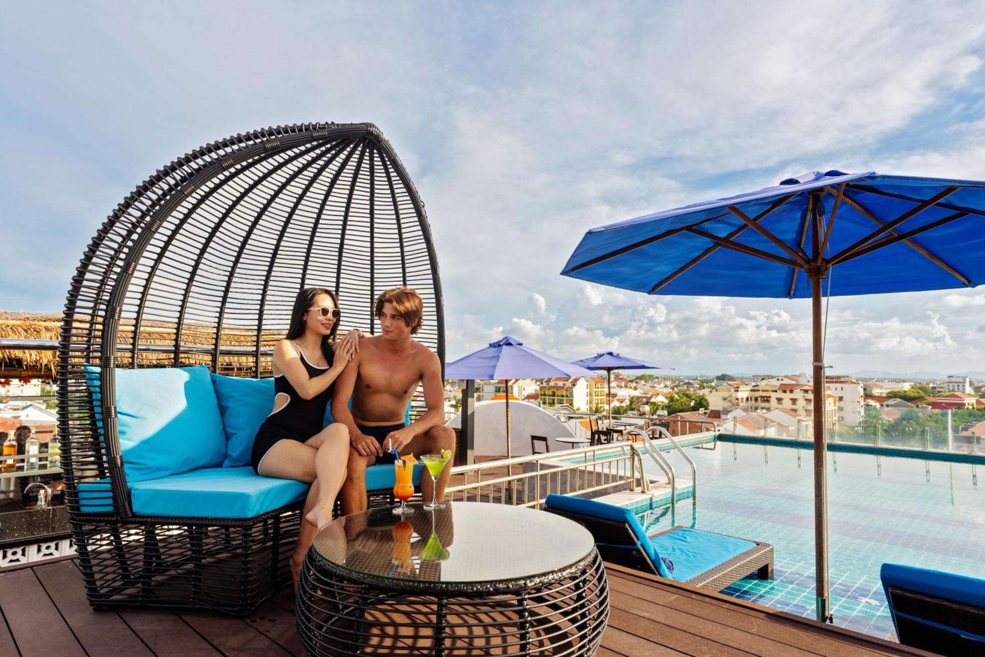 Qualia De Hotel Hoi An - Rooftop Bar City View Dış mekan fotoğraf