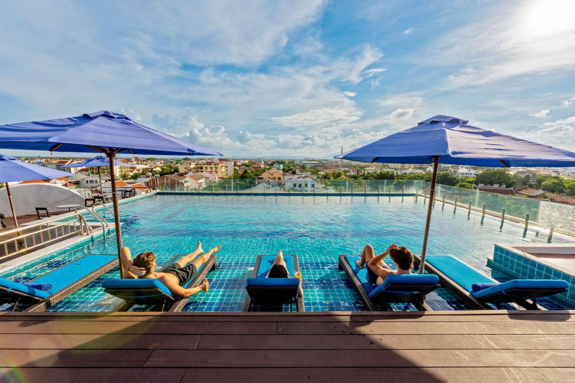 Qualia De Hotel Hoi An - Rooftop Bar City View Dış mekan fotoğraf